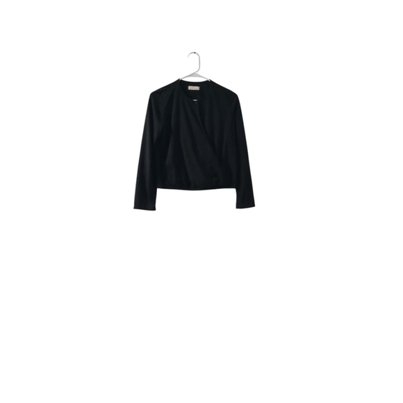 Women's OAK + FORT Black Long Sleeve Tee M - Picture 2 of 8